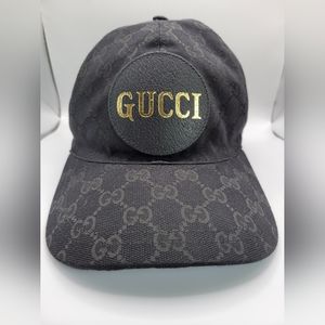 Gucci GG canvas baseball hat, black, small